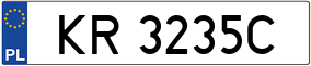 Truck License Plate